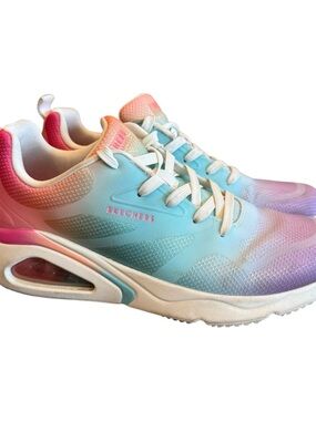 Skechers Women's Gradient Pastel Athletic Sneakers - Pink/Blue/Purple